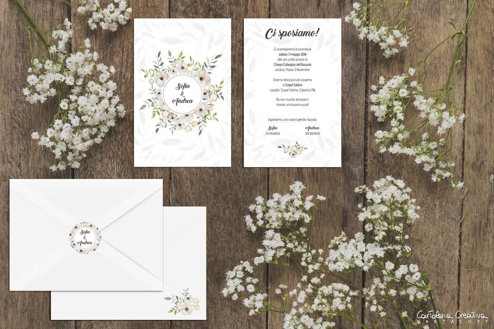 Wedding stationery - dettaglio