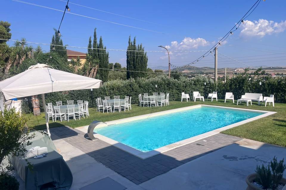 Ricevimento a bordo piscina