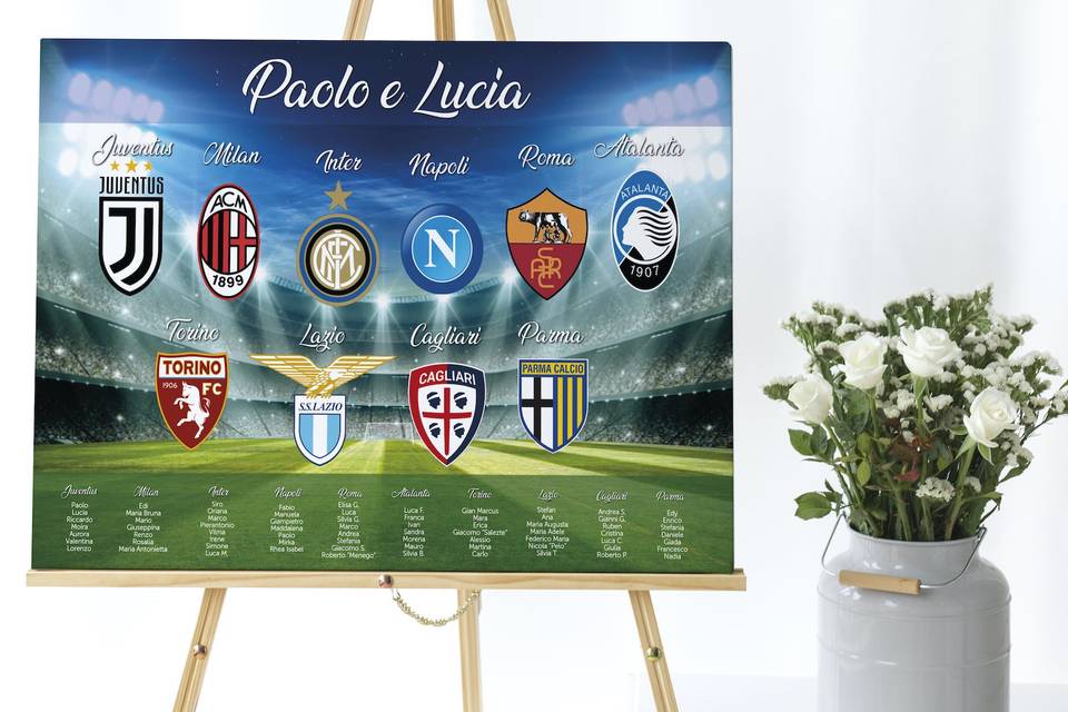 Tableau Tema calcio