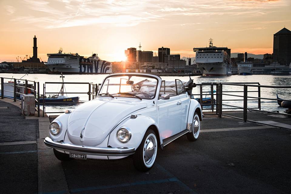 Maggiolone Cabrio bianco 1974