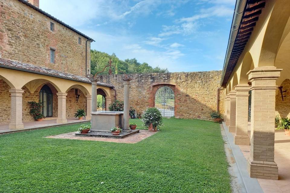 Giardino con vista lago