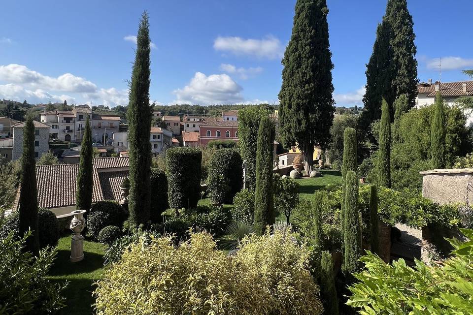 La vista dal palazzo