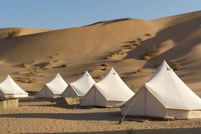 Luxury camping nel deserto