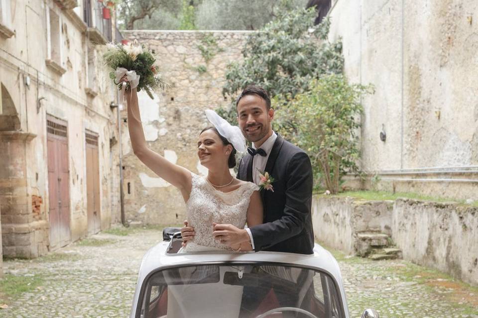 Matrimonio- e- auto d’epoca