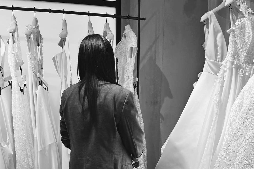 Scelta dell'abito in Atelier