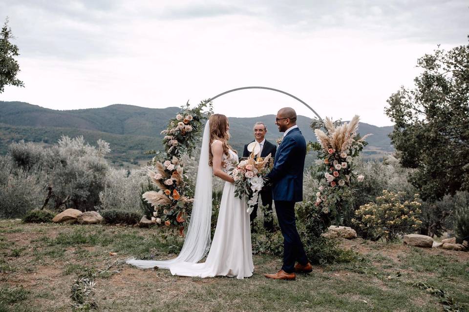 Matrimonio intimo Toscana