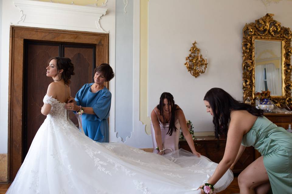 Vestito sposa - villa