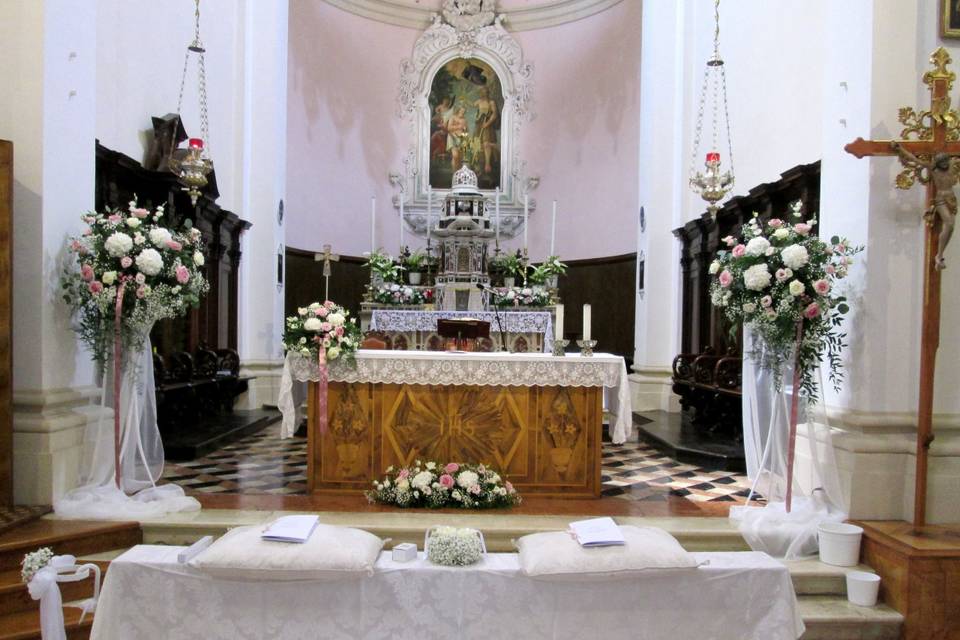 Allestimento chiesa