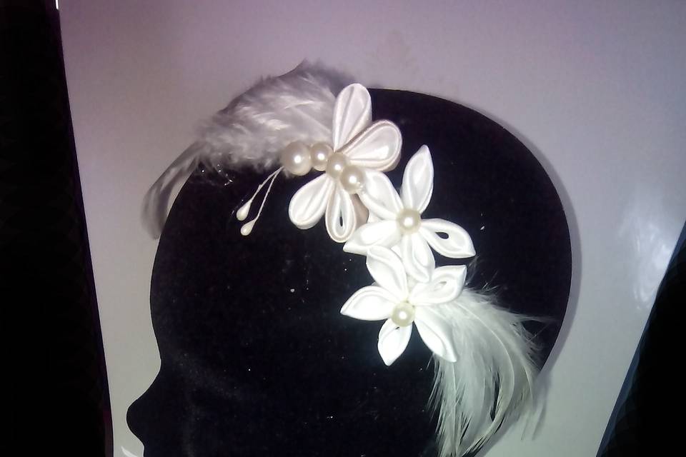 Accessori capelli sposa  Kanzashi 