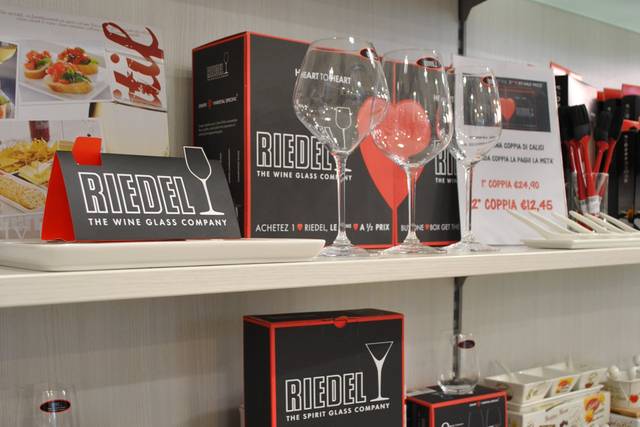 Ampia gamma di bicchieri