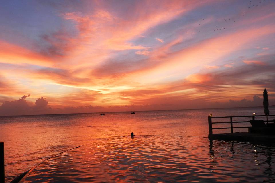 Tramonto a Rangiroa