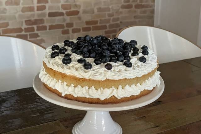 Torta ai mirtilli