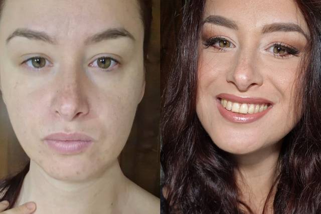 Trucco toni rosati