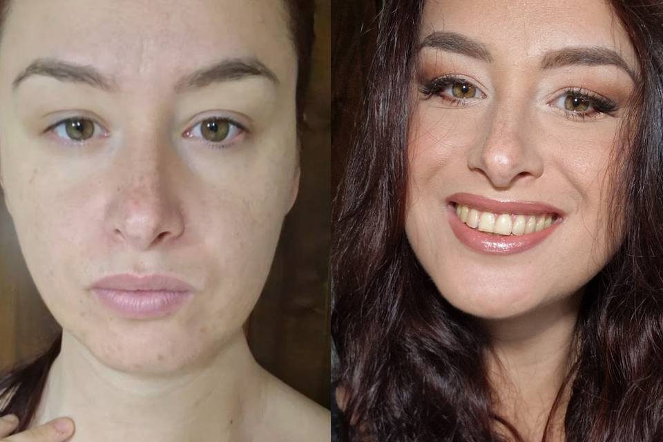 Trucco toni rosati