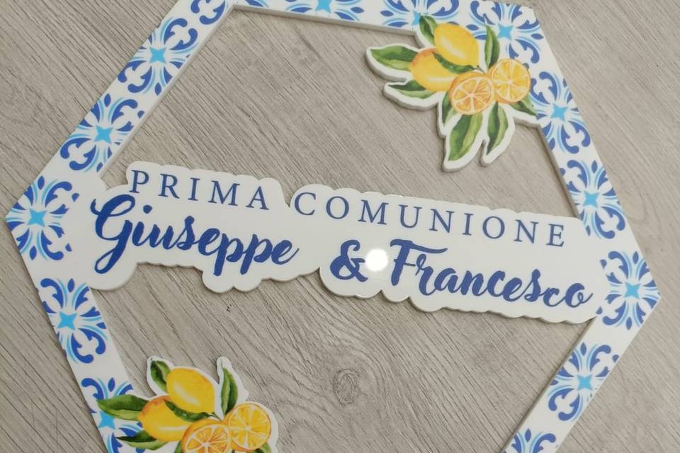 Cake topper personalizzabile