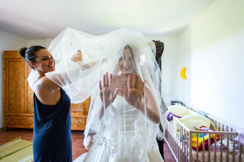 Preparazione sposa