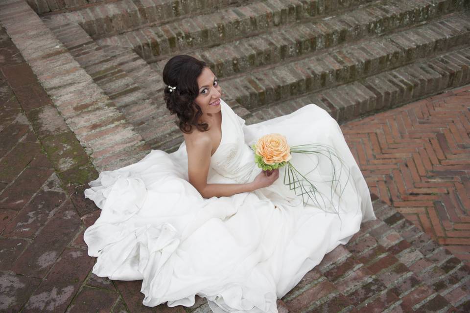 Sposa con Bouquet Certaldo