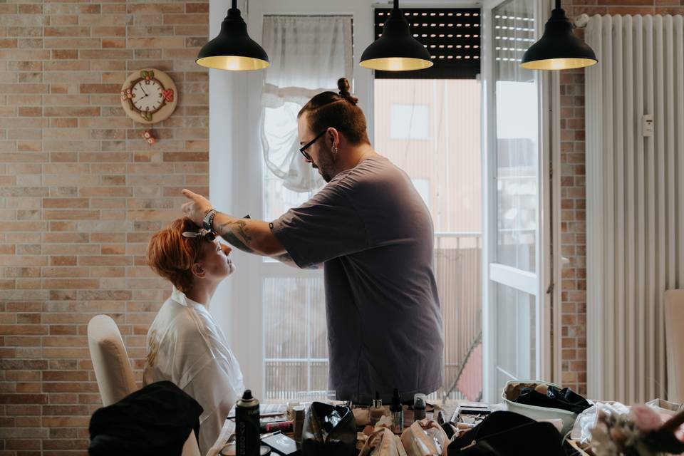 Preparazione sposa
