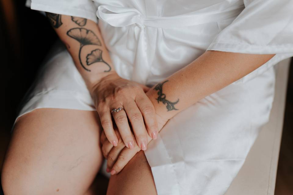 Preparazione sposa
