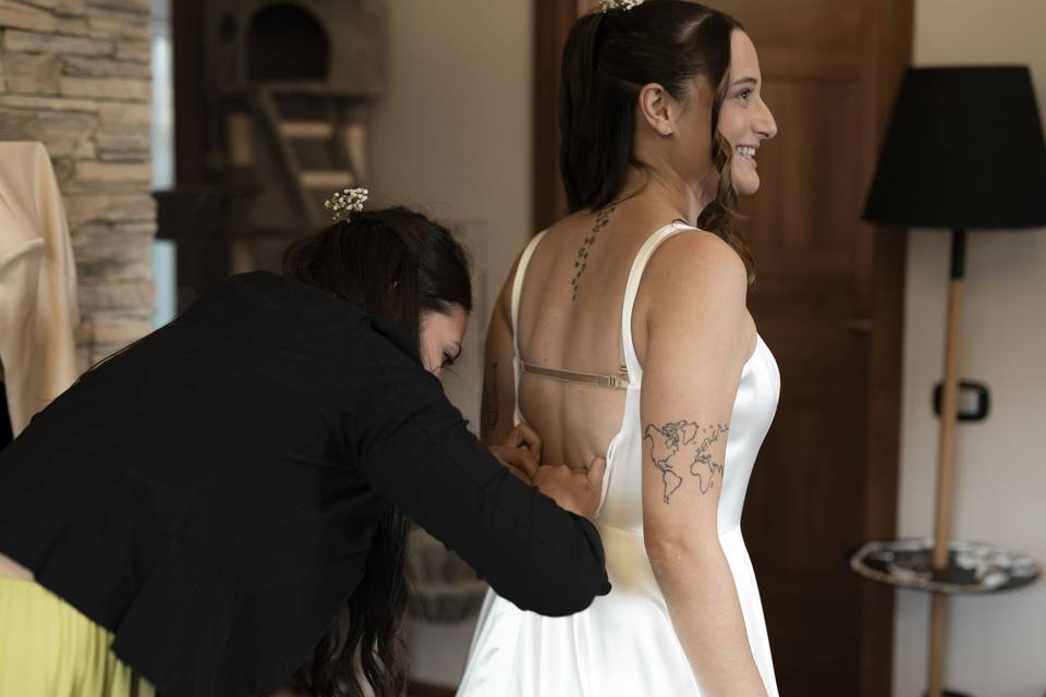 Preparazione della sposa