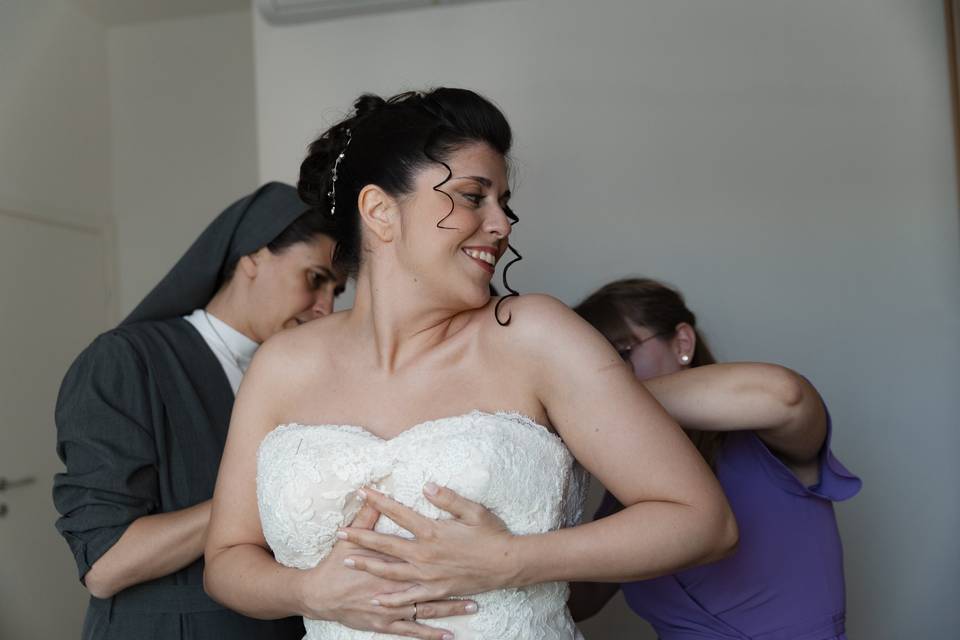 Preparazione della sposa