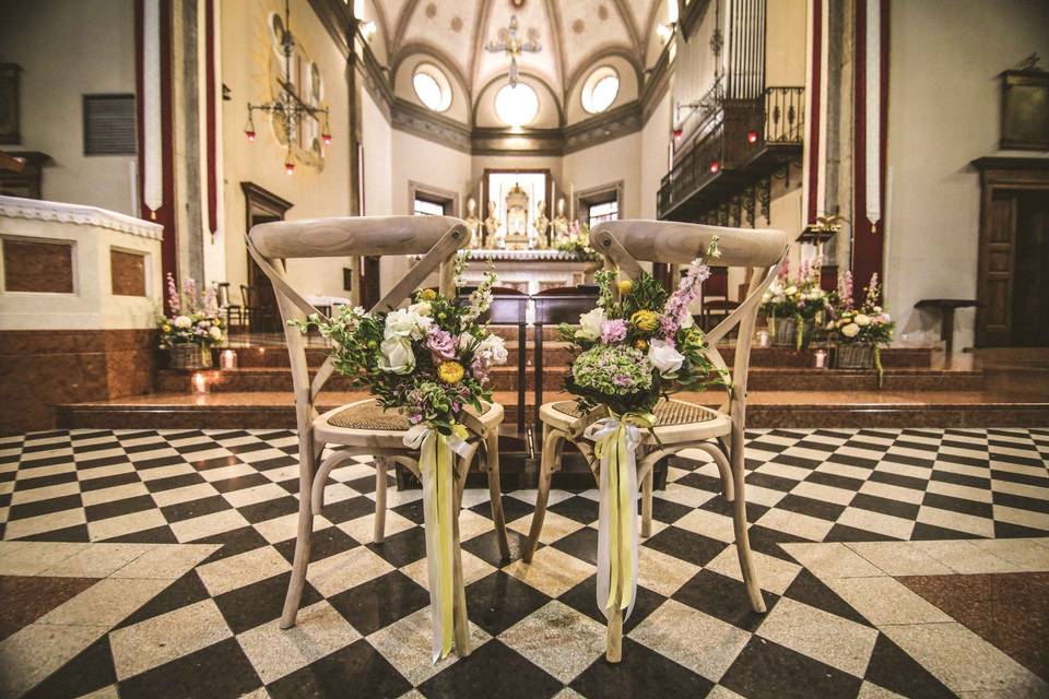 Inside the church
