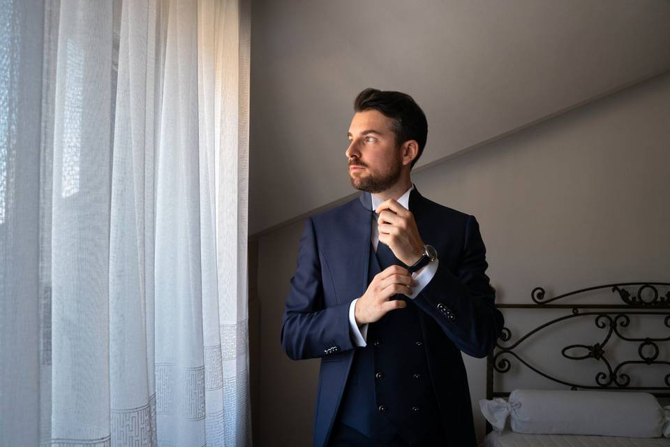 Vestizione sposo