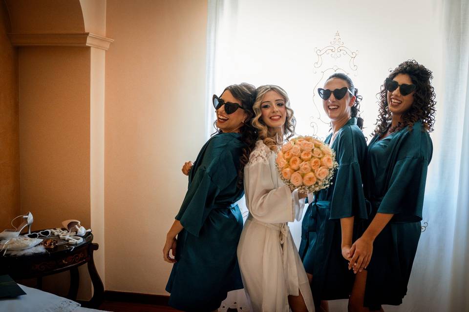 Sposa con testimoni
