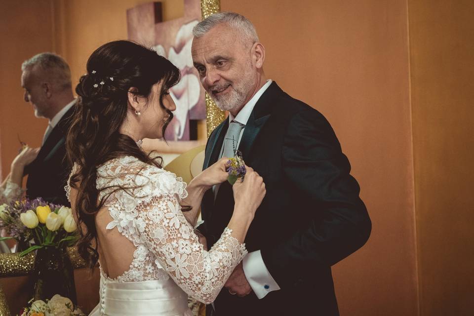 Sposa con papa