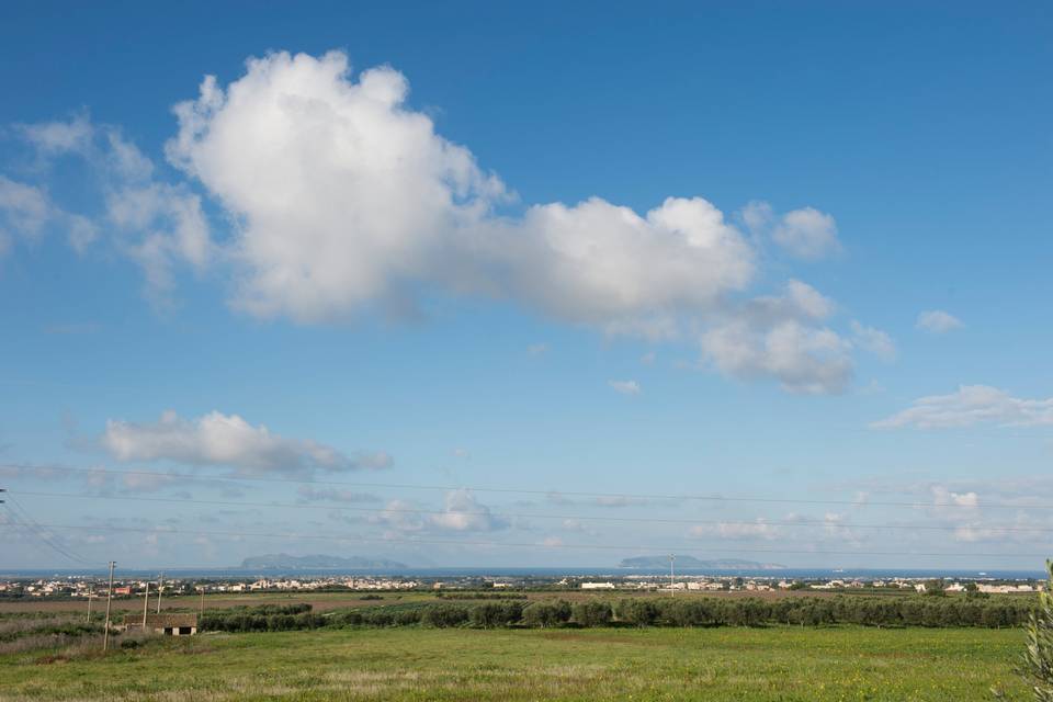 Panorama dal Baglio Vista Egad