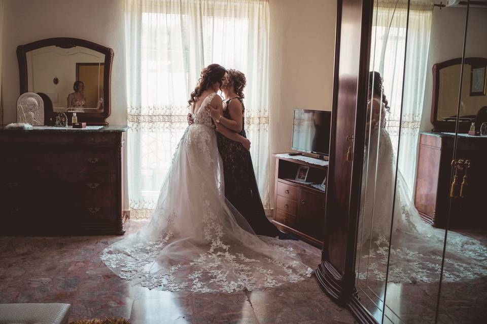 Sposa con mamma