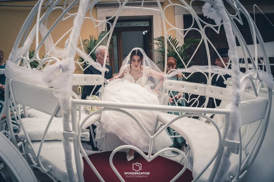 Sposa con carrozza