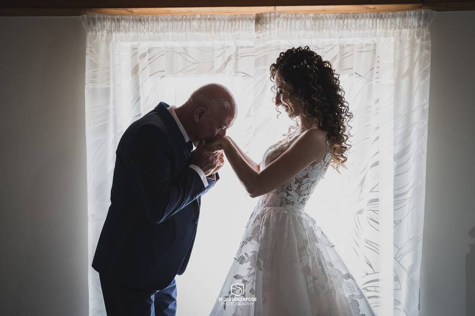 Sposa con papà