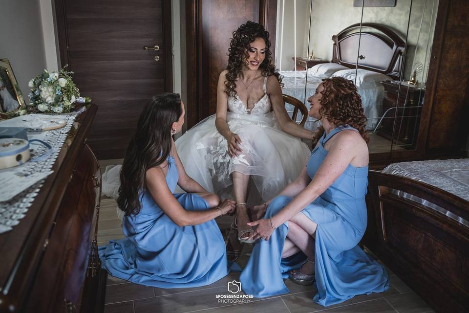 Vestizione sposa