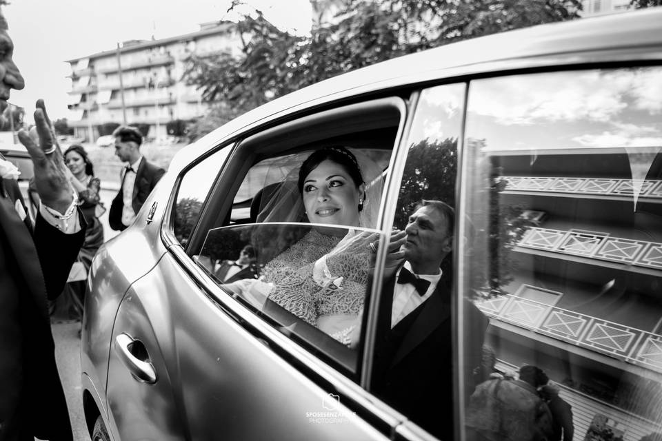 Sposa con papà