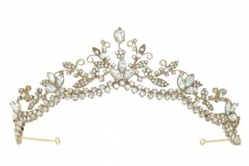 Diadema swarovski sposa