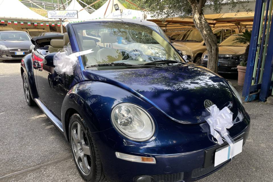 New beatle cabrio blu