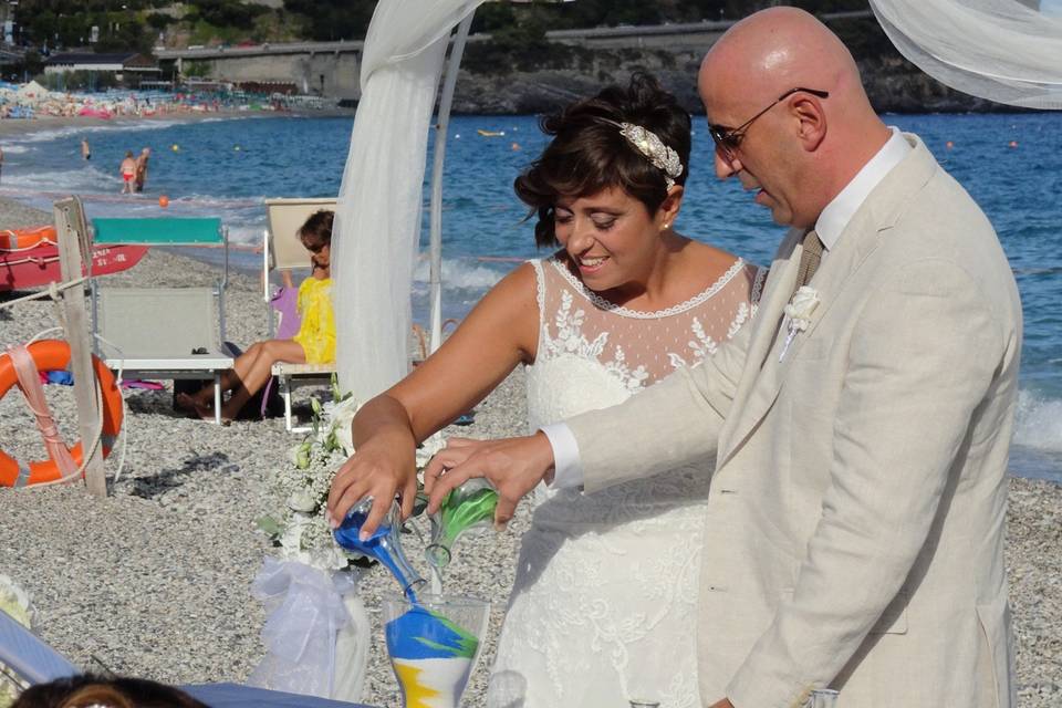 In spiaggia a Sportorno