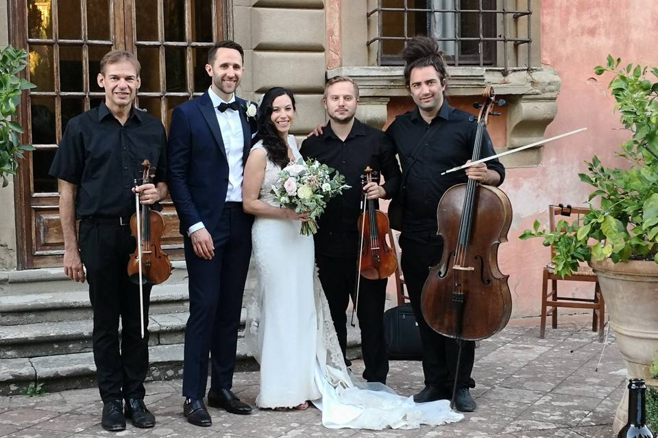 Wedding ceremony in tuscany