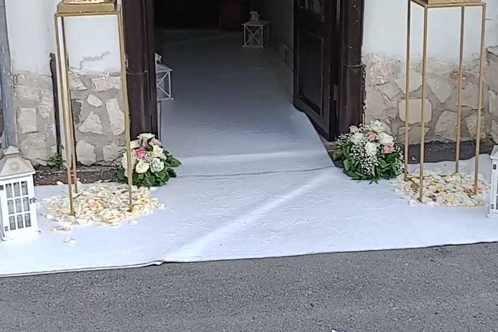 Allestimento palazzo sposa