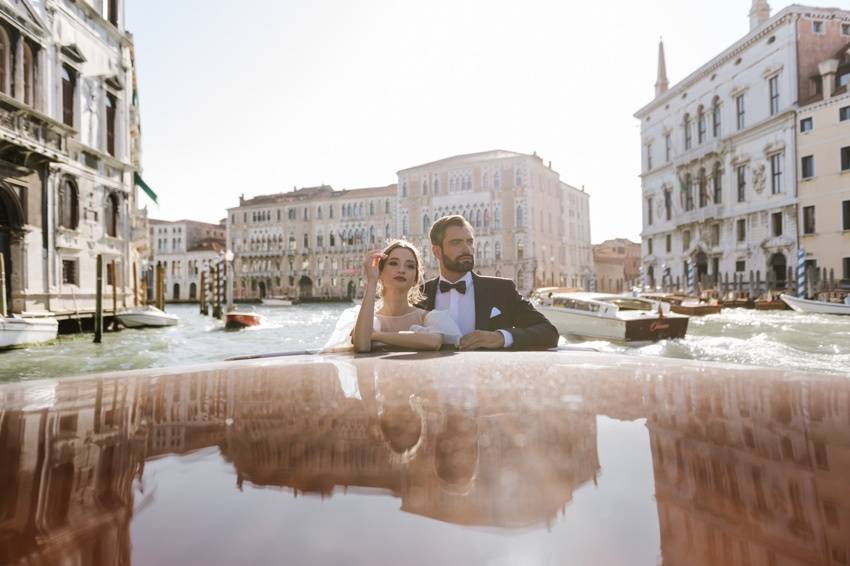 Bridal hair at Gritti Palace