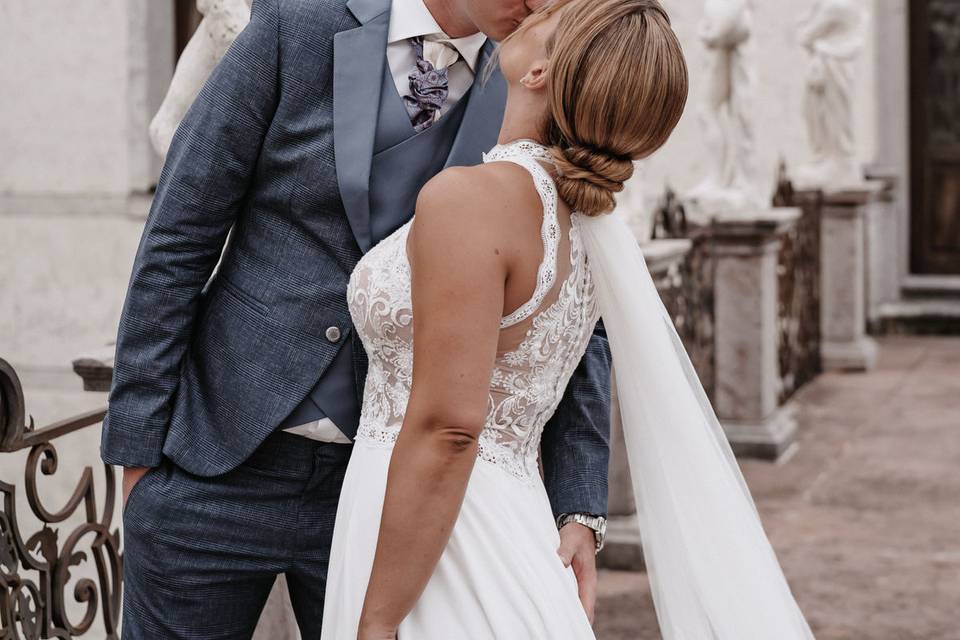 Bride hair Venice Italy