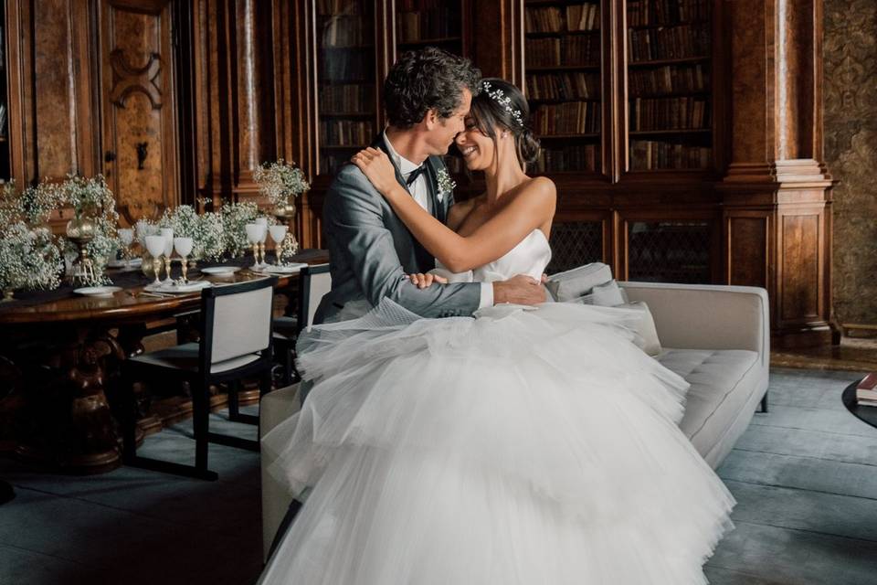 Luxury wedding hair in Venice