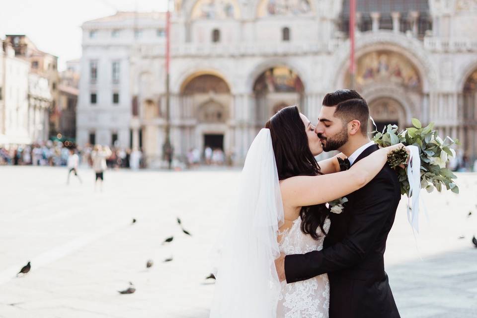 Wedding hair style in Venice