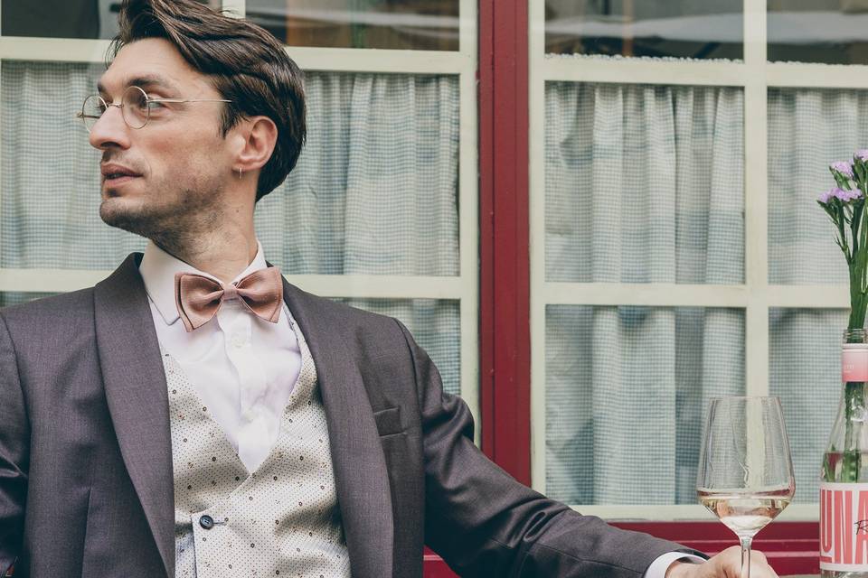 Smoking sartoriale sposo