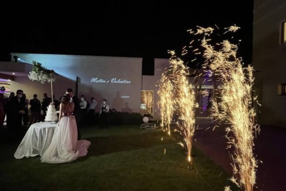 Wedding fireworks