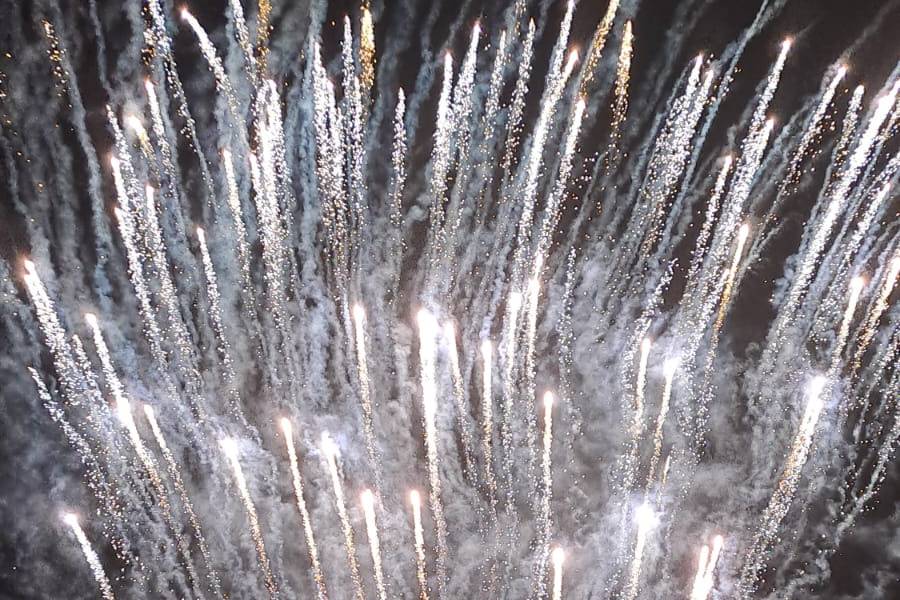 Ventagli di fuochi d’artificio