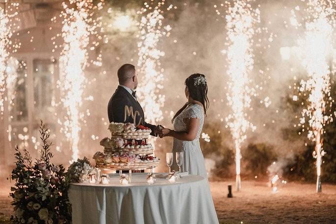 Costo fontane fredde e fuochi d'artificio - Organizzazione