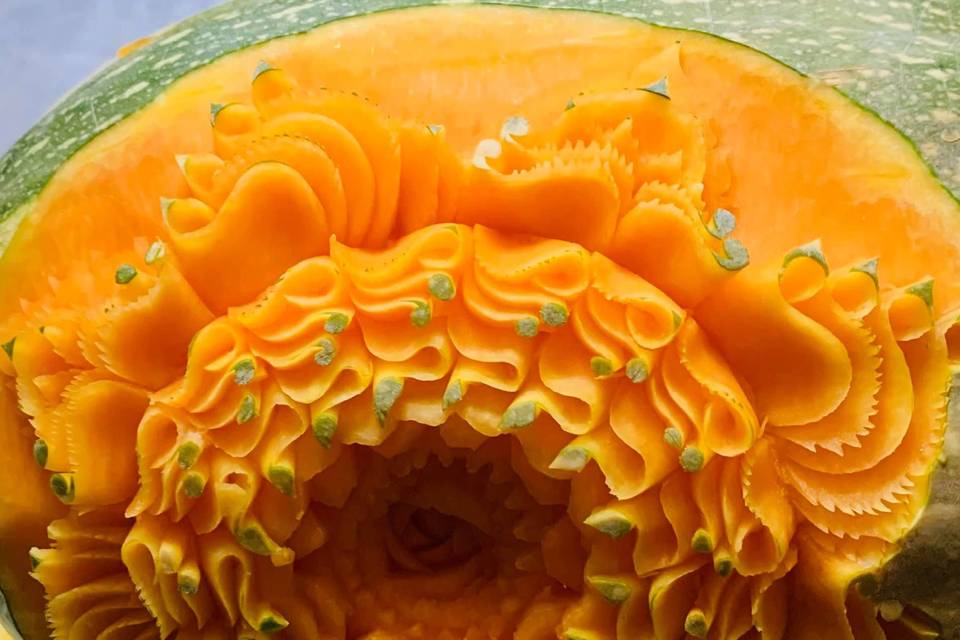 Ricamo su zucca
