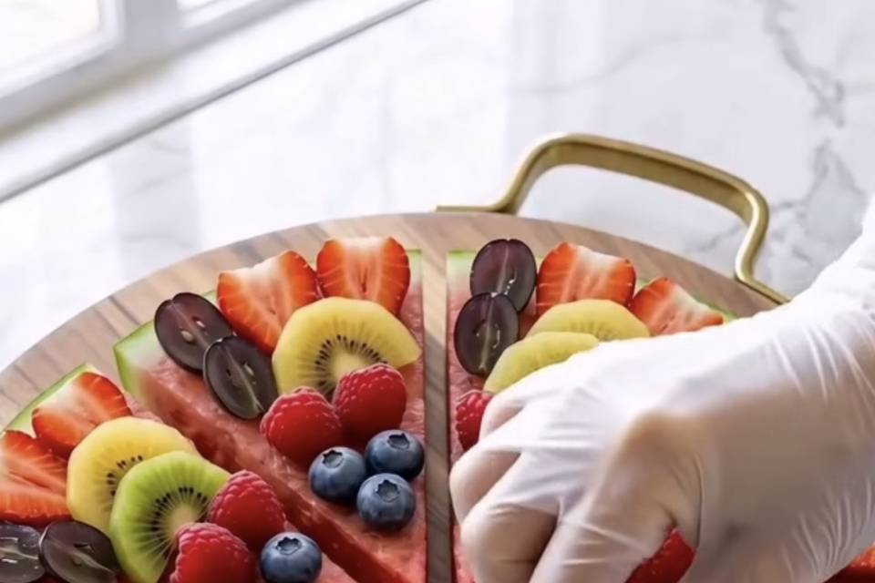 Pizza fruit